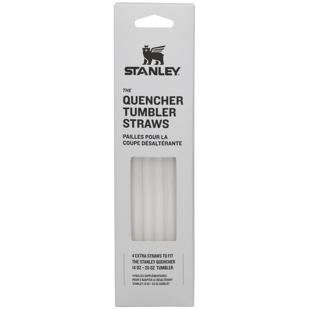 Stanley 1913 Quencher® H2.0 FlowState™ Tumbler Straws 0.59L w Clear | Przód Zobacz