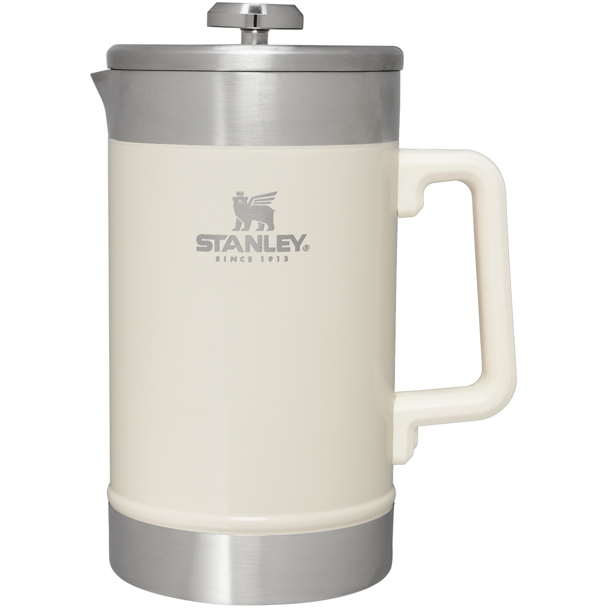 Stanley 1913 Classic Stay Hot French Press 1.4L dans Cream Gloss | Recto Afficher