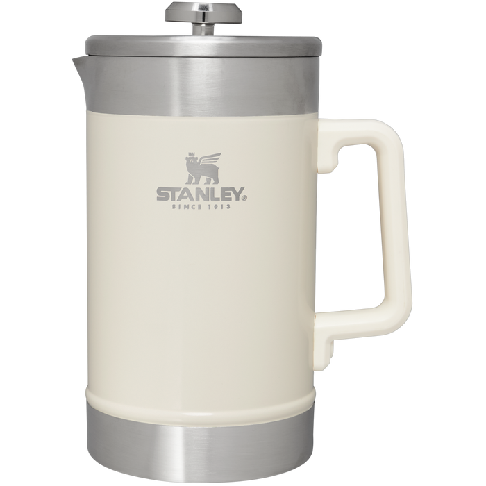 Stanley 1913 Classic Stay Hot French Press 1.4L dans Cream Gloss | Recto Afficher