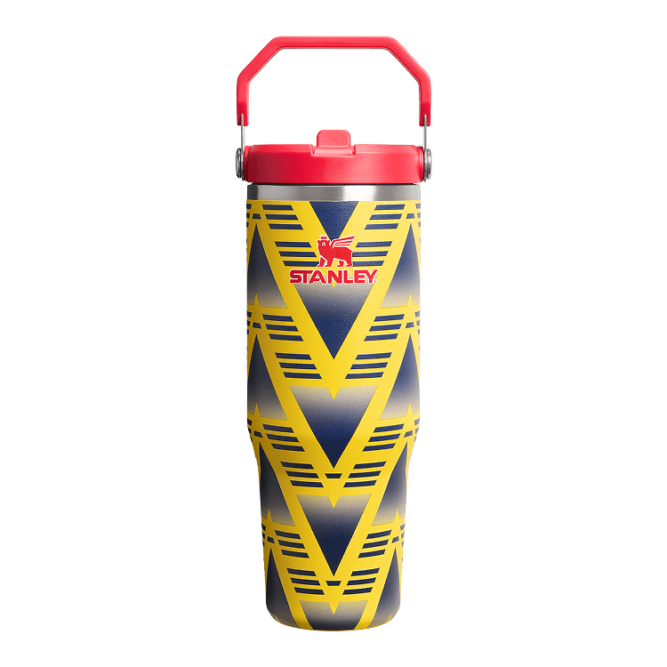 Stanley 1913 Stanley 1913 x Arsenal IceFlow™ Flip Straw 2.0 Tumbler 0.89L in Bruised Banana | Voorkant Bekijken
