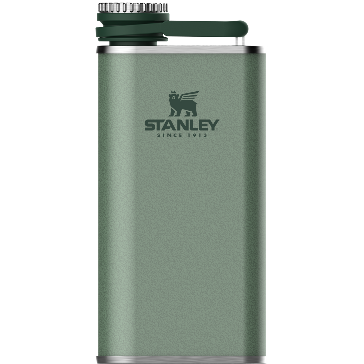 Stanley 1913 Classic Easy Fill Wide Mouth Flask 0.23L w Hammertone Green | View 1