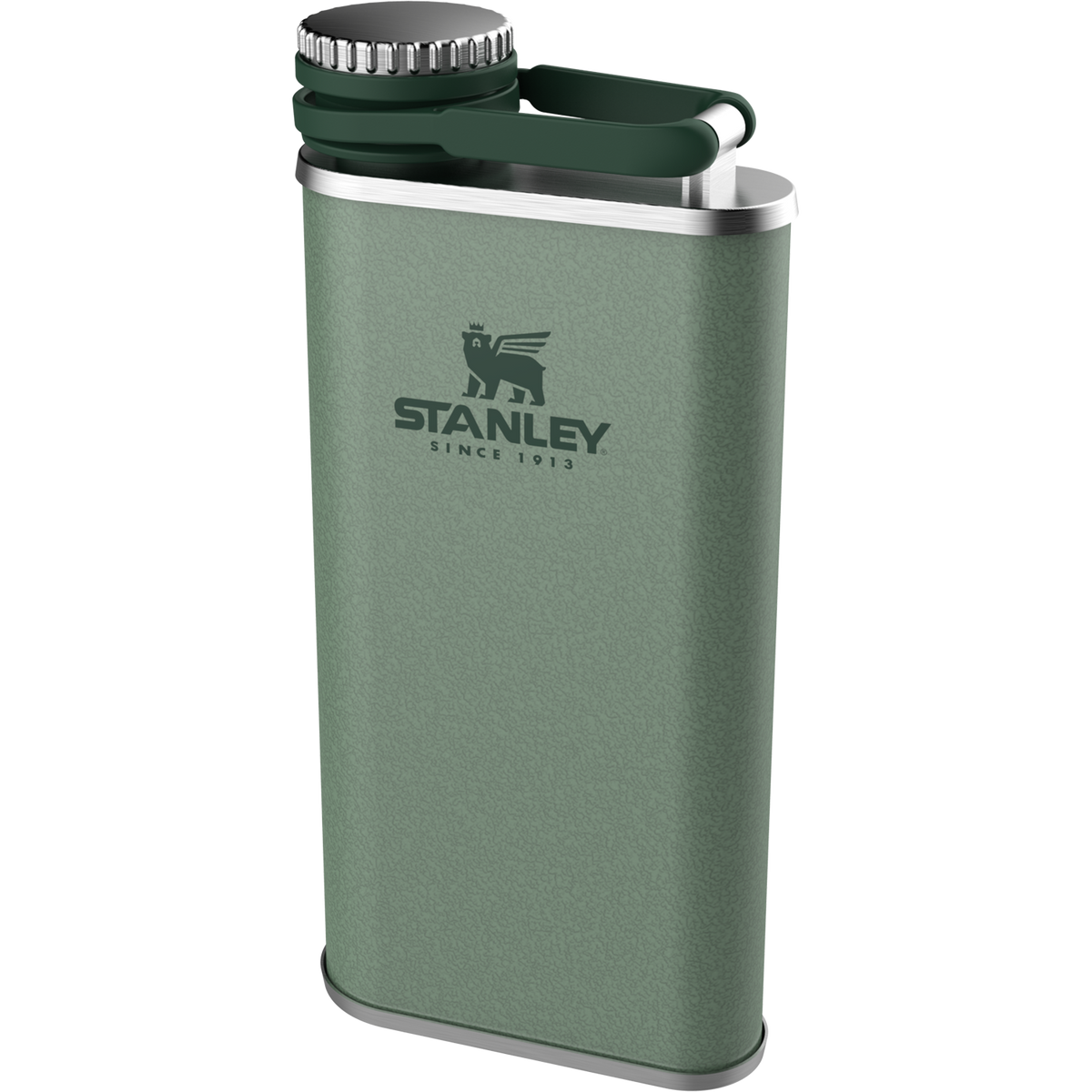 Stanley 1913 Classic Easy Fill Wide Mouth Flask 0.23L w Hammertone Green | View 2