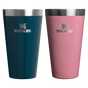 Swatch for Stanley 1913 Stay Chill Stacking Pint (2x) 0.47L in Ponderosa Gloss/Port Shimmer | Front View