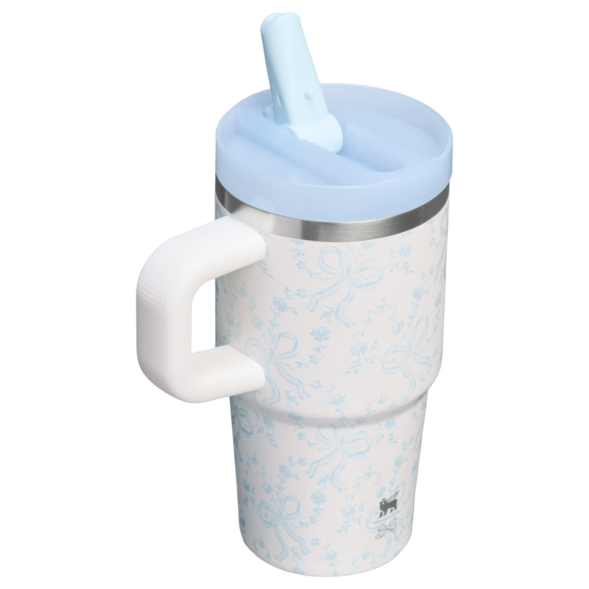 Stanley 1913 Stanley 1913 x LoveShackFancy Quencher® ProTour Tumbler 0.59L in Coquette Bow - Winter Ice | Terug Bekijken