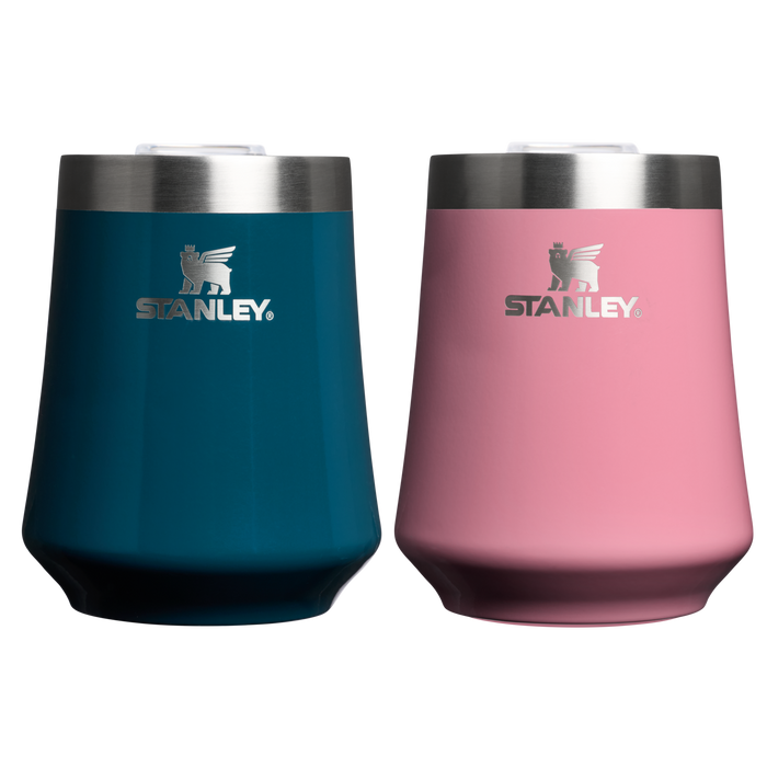 Stanley 1913 Reserve Wine Tumbler Gift Set 0.32L in Ponderosa Gloss/Port Shimmer | Front View