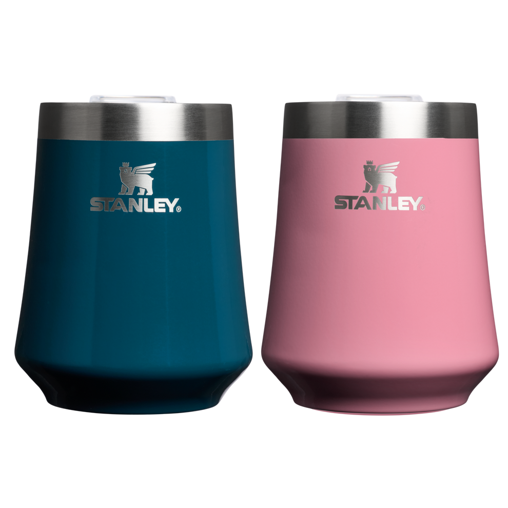 Stanley 1913 Reserve Wine Tumbler Gift Set 0.32L in Ponderosa Gloss/Port Shimmer | Front View