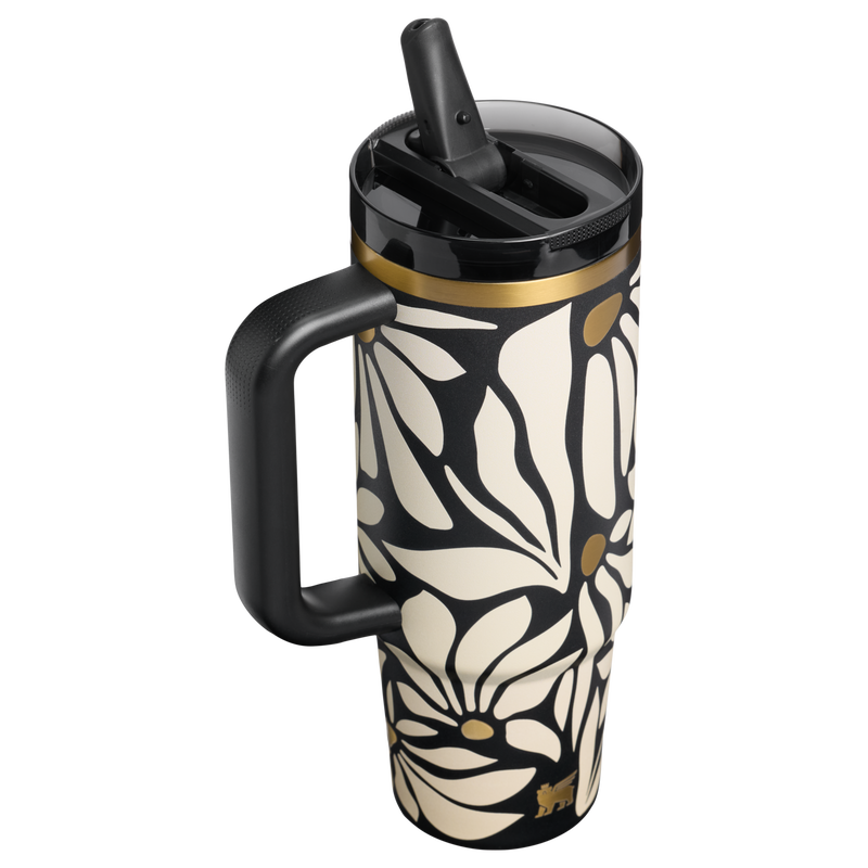 Stanley 1913 Quencher® ProTour Flip Straw Tumbler 0.89L en Wild Blooms | Detrás Ver