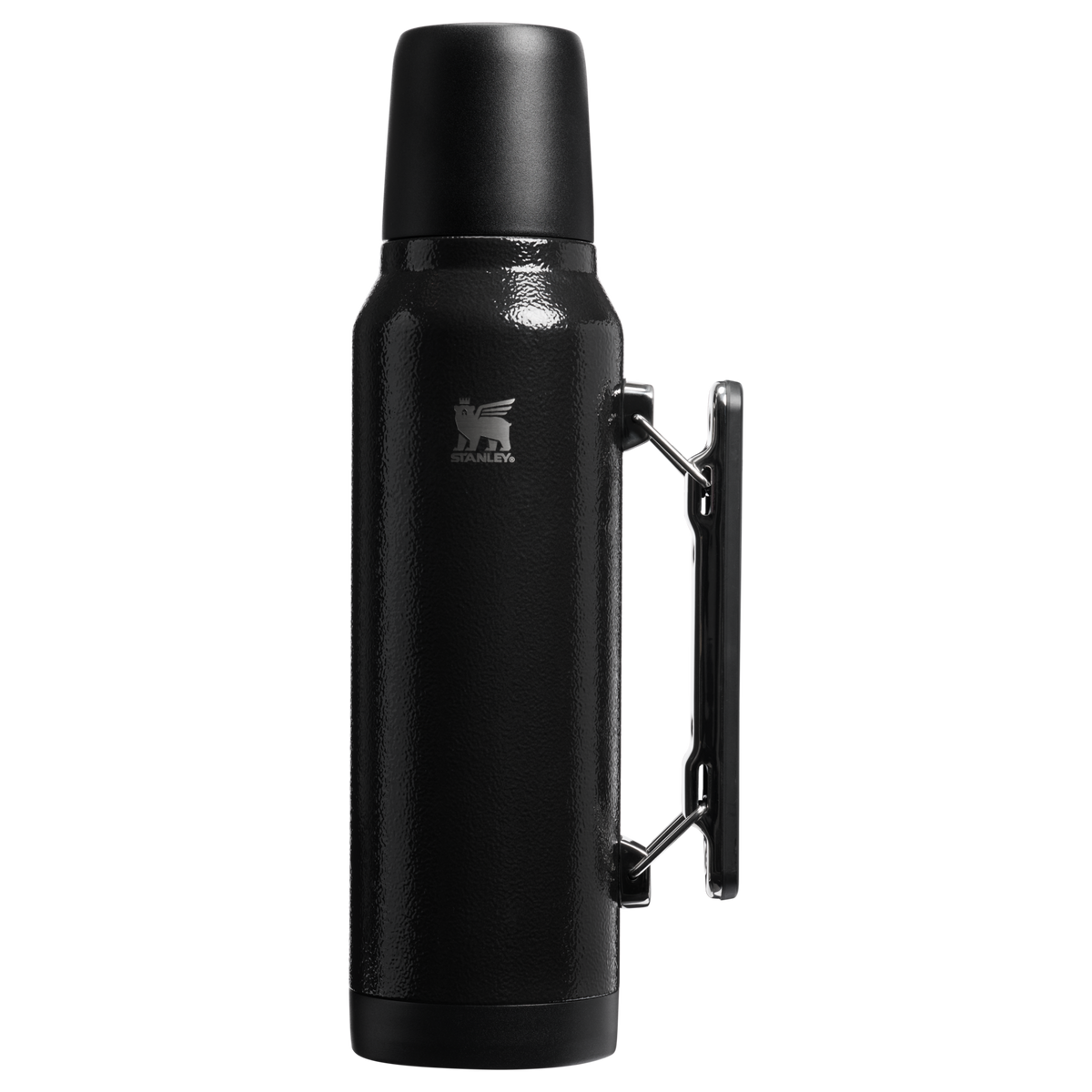 Stanley 1913 New Legend Bottle 1.4L in Hammertone Black | Frontale Visualizza