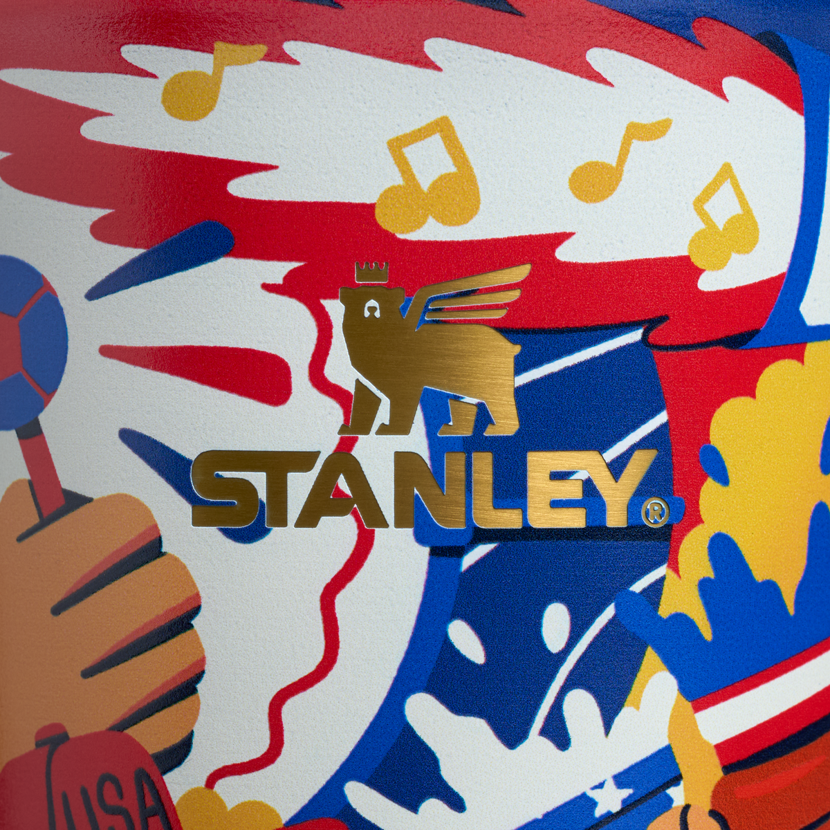 Stanley 1913 Fútbol Artist Collection Tumbler 0.47L in USA | Detailed View