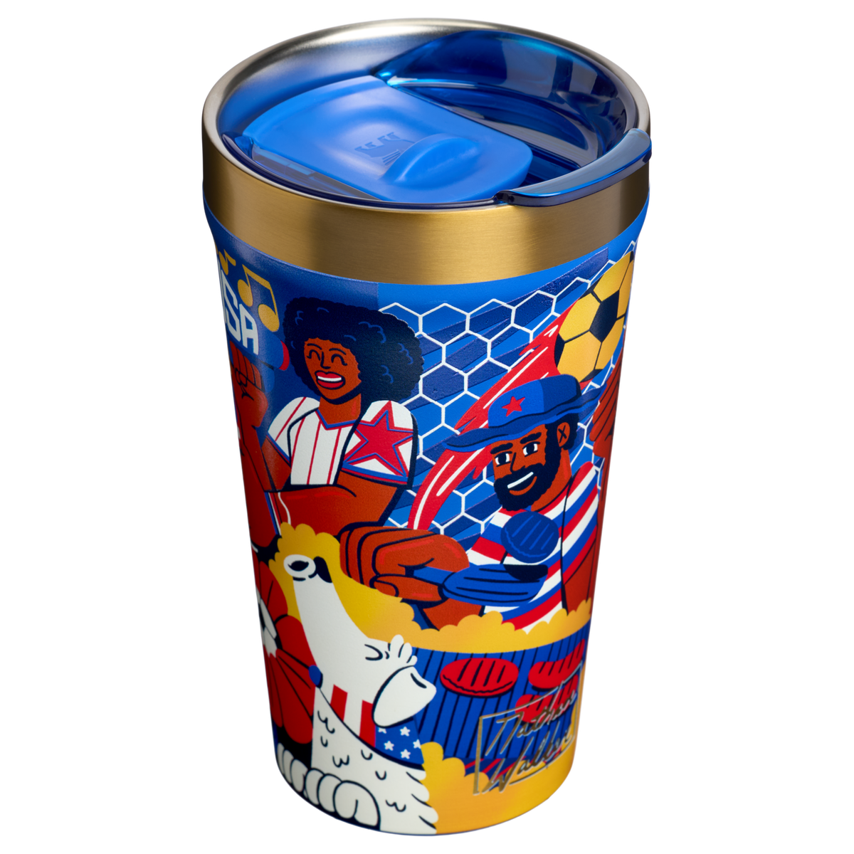 Stanley 1913 Fútbol Artist Collection Tumbler 0.47L in USA | Back View