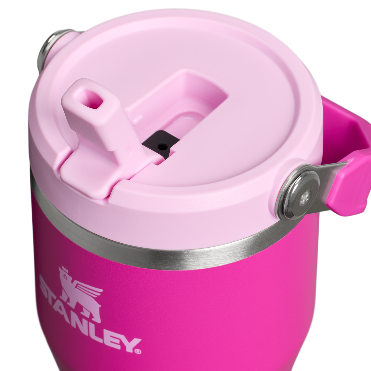 Stanley 1913 IceFlow™ Flip Straw 2.0 Tumbler 0.59L in Violet Blossom | Deksel Gedetailleerd Bekijken