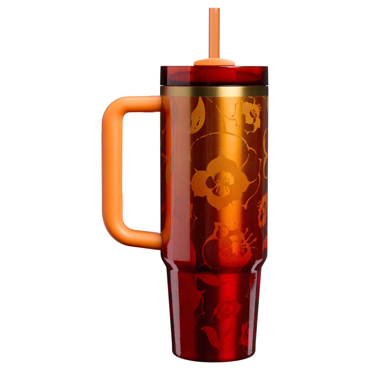 Stanley 1913 Stanley 1913 x Karol G Quencher® H2.0 FlowState™ Tumbler 0.89L in Karol G Flor | Back View