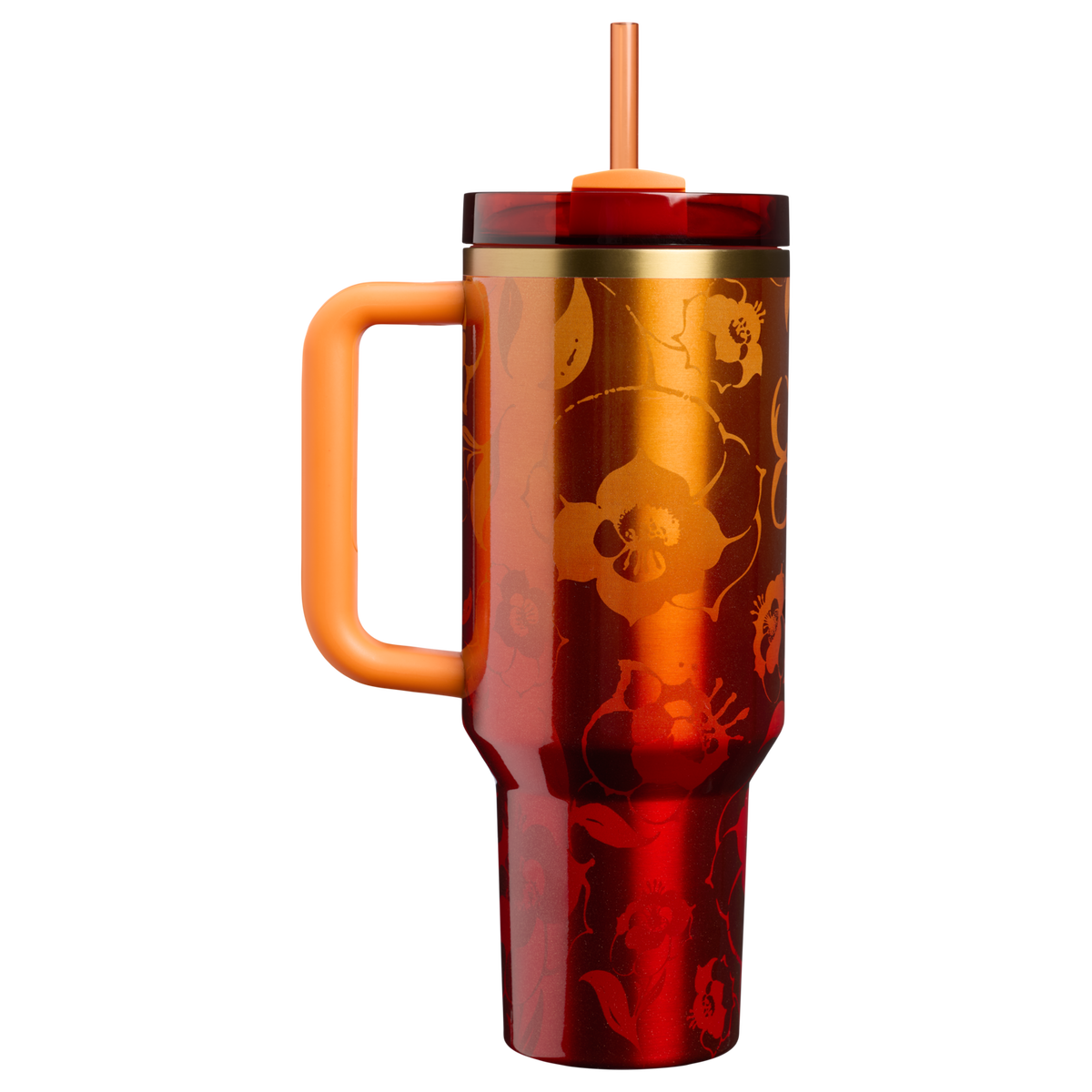 Stanley 1913 Stanley 1913 x Karol G Quencher® H2.0 FlowState™ Tumbler 1.18L in Karol G Flor | Back View