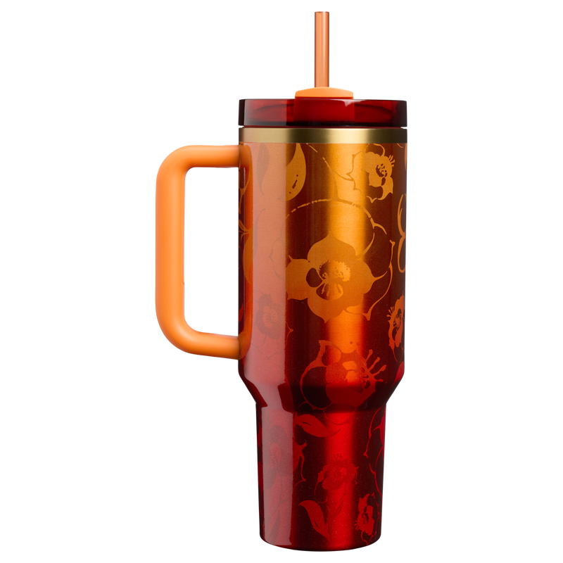 Stanley 1913 Stanley 1913 x Karol G Quencher® H2.0 FlowState™ Tumbler 1.18L in Karol G Flor | Back View