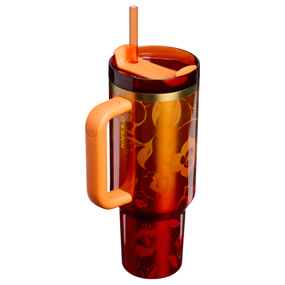 Stanley 1913 Stanley 1913 x Karol G Quencher® H2.0 FlowState™ Tumbler 1.18L in Karol G Flor | Back View