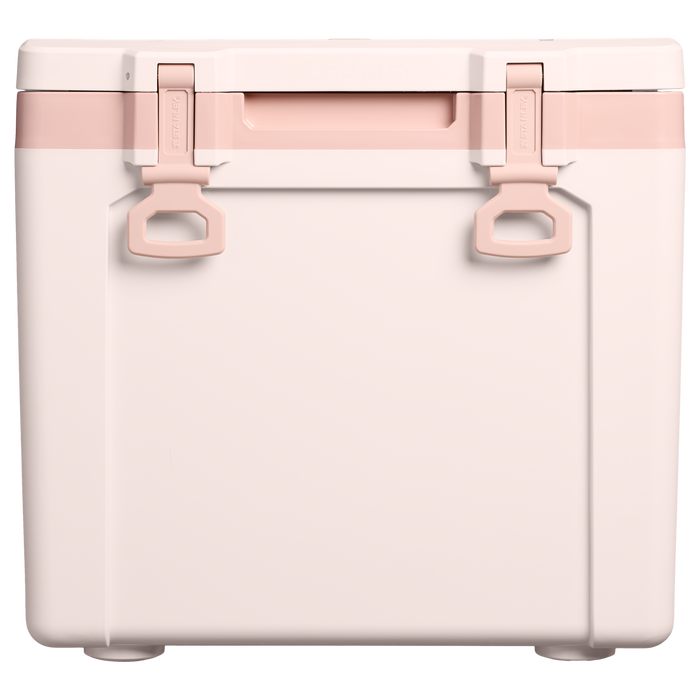 Stanley 1913 Cold-For-Days Wheeled Outdoor Cooler 47.3L en Rose Quartz | Delante Ver