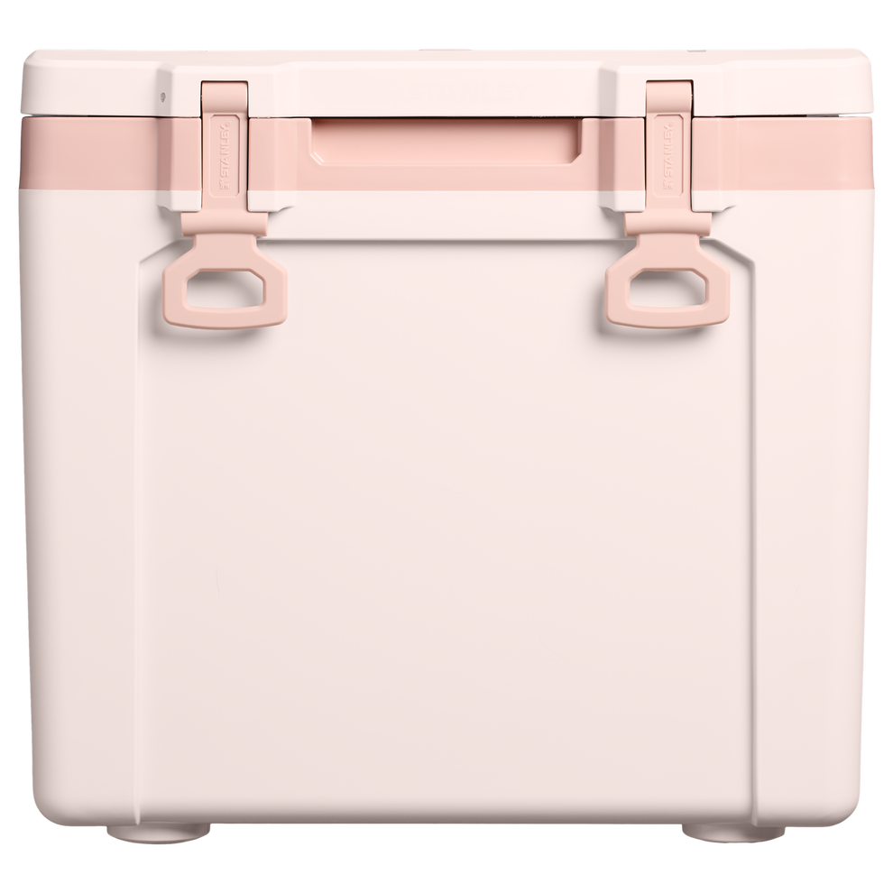 Stanley 1913 Cold-For-Days Wheeled Outdoor Cooler 47.3L en Rose Quartz | Delante Ver