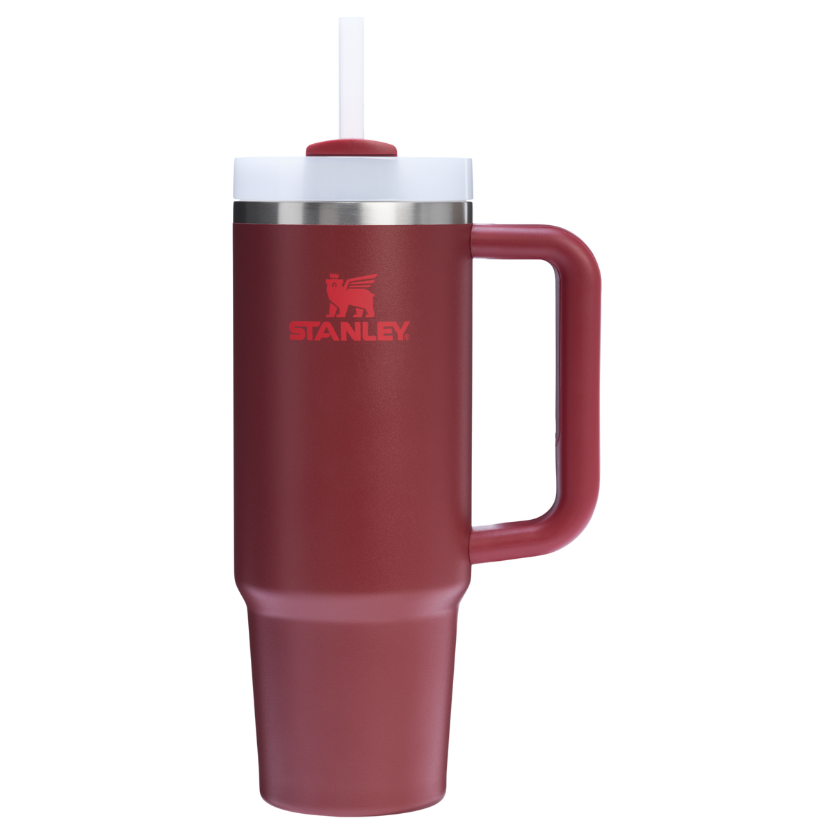 Stanley 1913 Quencher® H2.0 FlowState™ Tumbler 0.89L in Cranberry | Front View