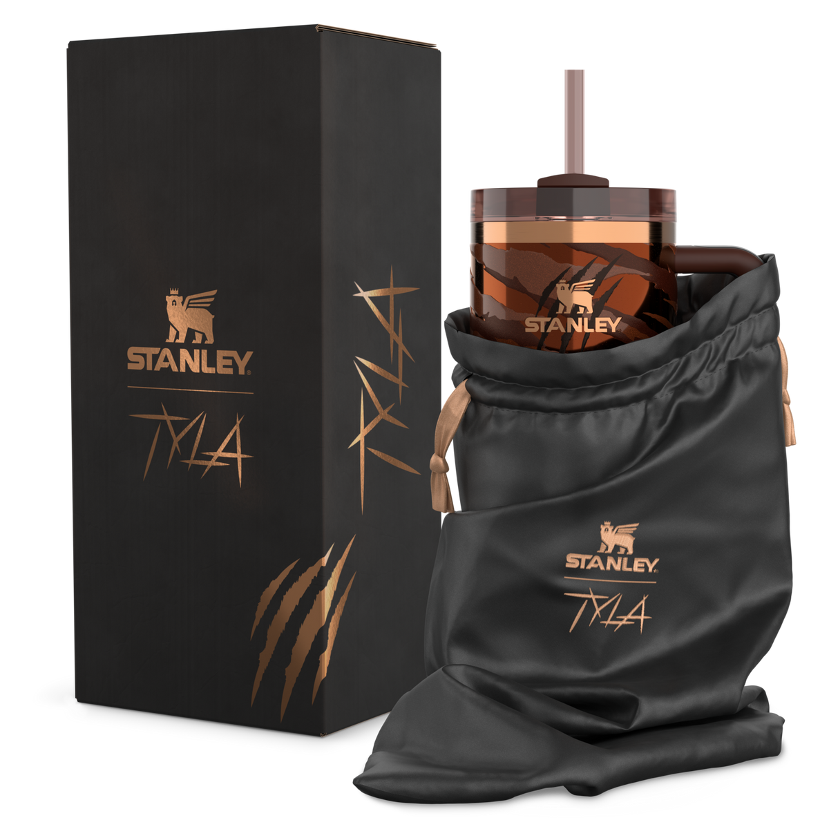Stanley 1913 The Tyla Tyger Quencher H2.0 FlowState™ Tumbler 1.2L in Tyla Tyger