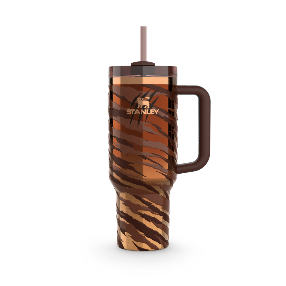 Stanley 1913 The Tyla Tyger Quencher H2.0 FlowState™ Tumbler 1.2L in Tyla Tyger | Vorderseite Anzeigen
