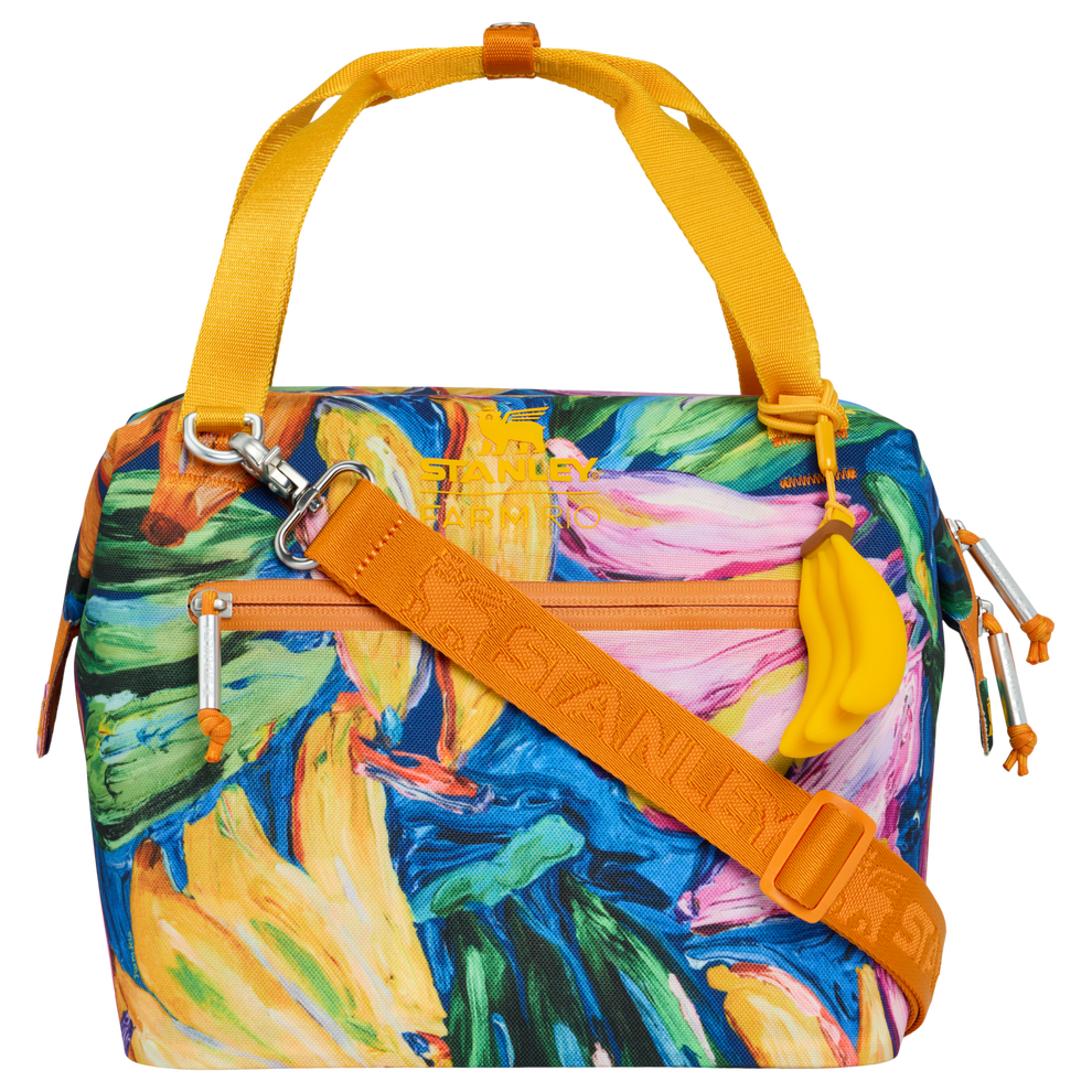 Stanley 1913 Stanley 1913 x FARM Rio All-Day Julienne Mini Cooler 7L in Farm Rio Painted Bananas | Vorderseite Anzeigen