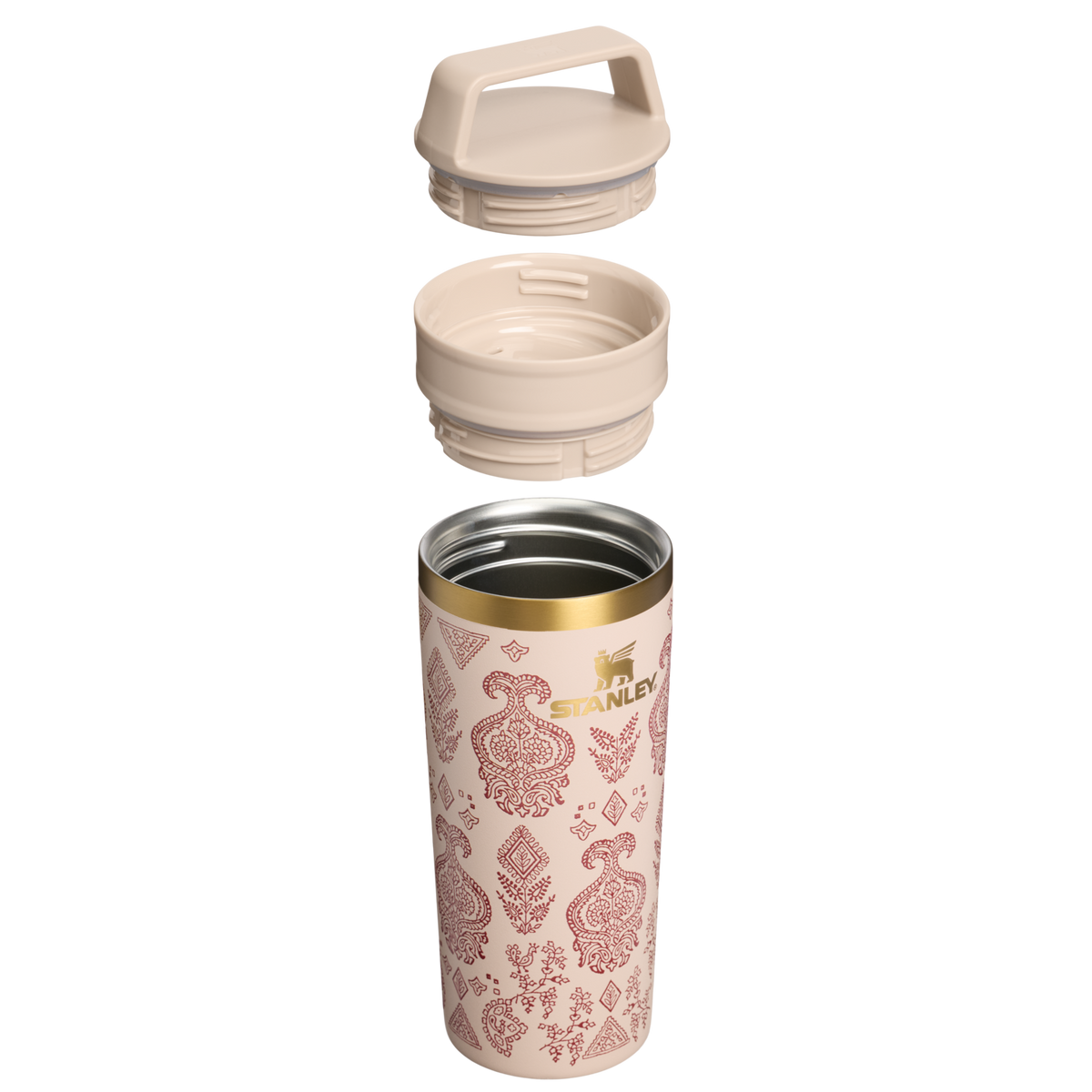 Stanley 1913 Café-To-Go Travel Mug 0.47L en Deepa Brown Sugar | Sección transversal Ver
