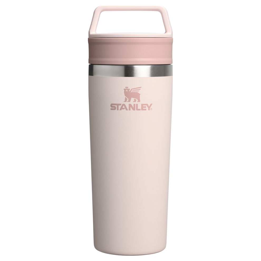 Stanley 1913 Café-To-Go Travel Mug 0.47L in Rose Quartz | Front View