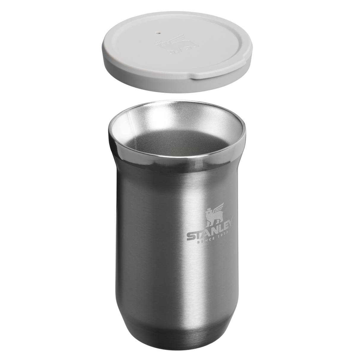 Stanley 1913 Classic Terere Mate Mug 0.2L in Stainless Steel Ash | Querschnitt Anzeigen