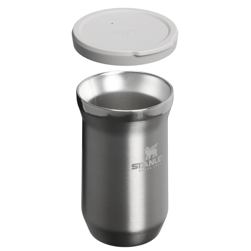 Stanley 1913 Classic Terere Mate Mug 0.2L in Stainless Steel Ash | Querschnitt Anzeigen