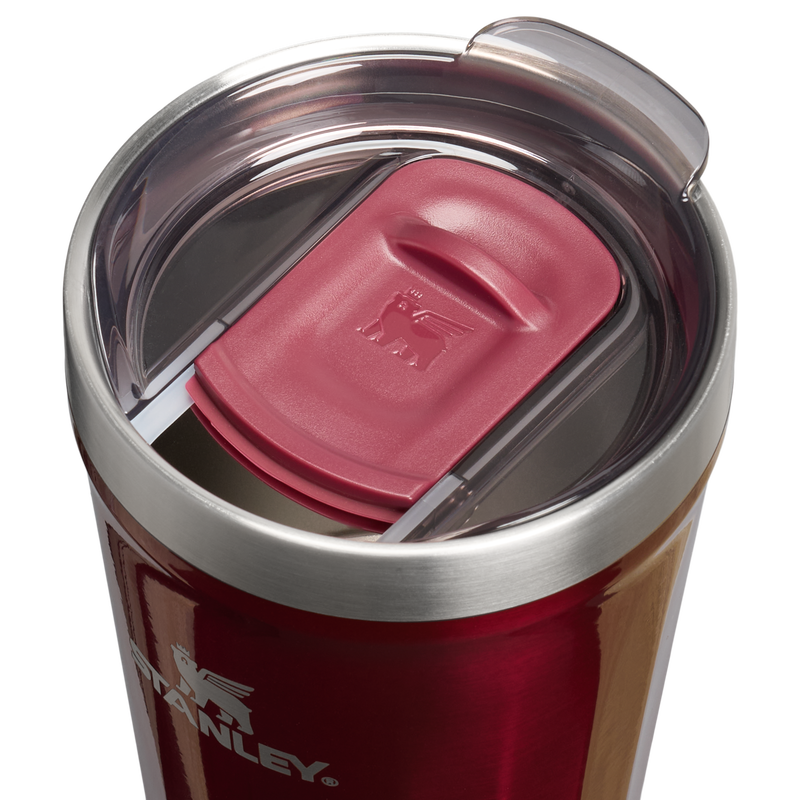 Stanley 1913 Everyday Textured Tumbler 0.47L in Garnet Shine | Deckel Detailliert Anzeigen