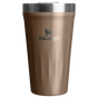 Farbmuster für Stanley 1913 Everyday Textured Tumbler 0.47L in Pale Gold Shine | Vorderseite Anzeigen