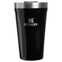 Farbmuster für Stanley 1913 Everyday Textured Tumbler 0.47L in Black Gloss | Vorderseite Anzeigen
