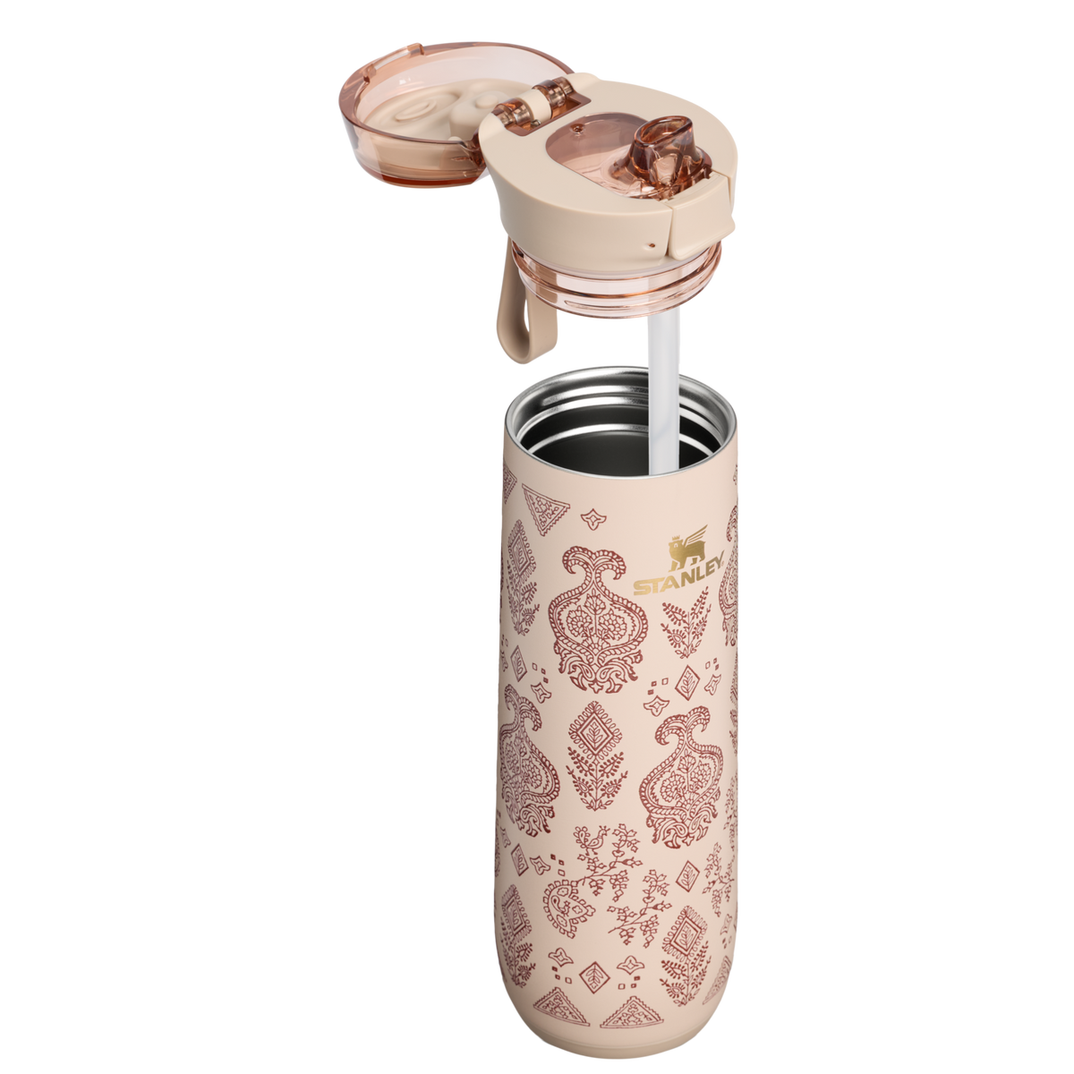 Stanley 1913 Flowstate™ Spring Bottle 0.59L en Deepa Brown Sugar | Sección transversal Ver