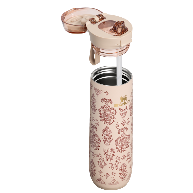 Stanley 1913 Flowstate™ Spring Bottle 0.59L en Deepa Brown Sugar | Sección transversal Ver