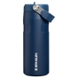 Farbmuster für Stanley 1913 IceFlow™ Bottle Flip Straw 2.0 0.47L in Dark Navy | Vorderseite Anzeigen