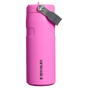 Farbmuster für Stanley 1913 IceFlow™ Bottle Flip Straw 2.0 0.47L in Hot Pink | Vorderseite Anzeigen