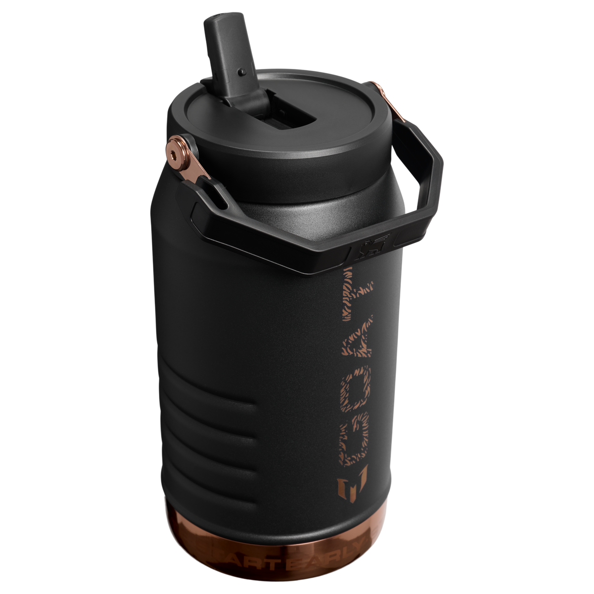 Stanley 1913 Messi x Stanley 1913 IceFlow™ Flip Straw Jug 1.9L in Messi GOAT Black | indietro Visualizza