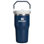 Kleurstaal voor Stanley 1913 IceFlow™ Flip Straw 2.0 Tumbler 0.59L in Dark Navy | Voorkant Bekijken