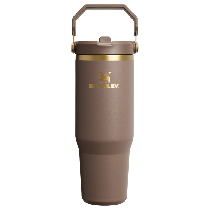 Stanley 1913 IceFlow™ Flip Straw 2.0 Tumbler 0.89L in Espresso Gold | Front View