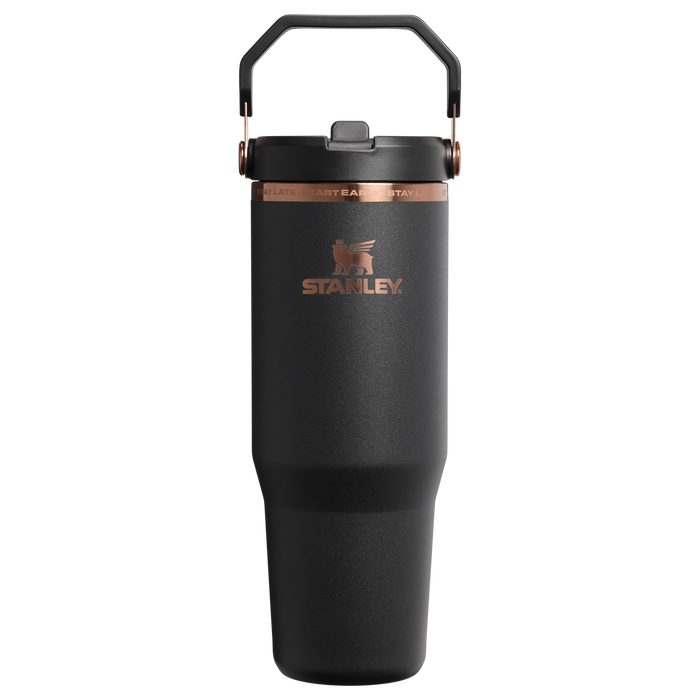 Stanley 1913 Messi x Stanley 1913 IceFlow™ Flip Straw 2.0 Tumbler 0.89L in Messi GOAT Black | Voorkant Bekijken