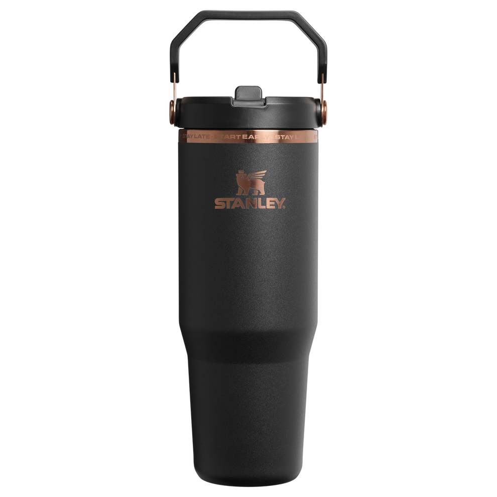 Stanley 1913 Messi x Stanley 1913 IceFlow™ Flip Straw 2.0 Tumbler 0.89L in Messi GOAT Black | Voorkant Bekijken