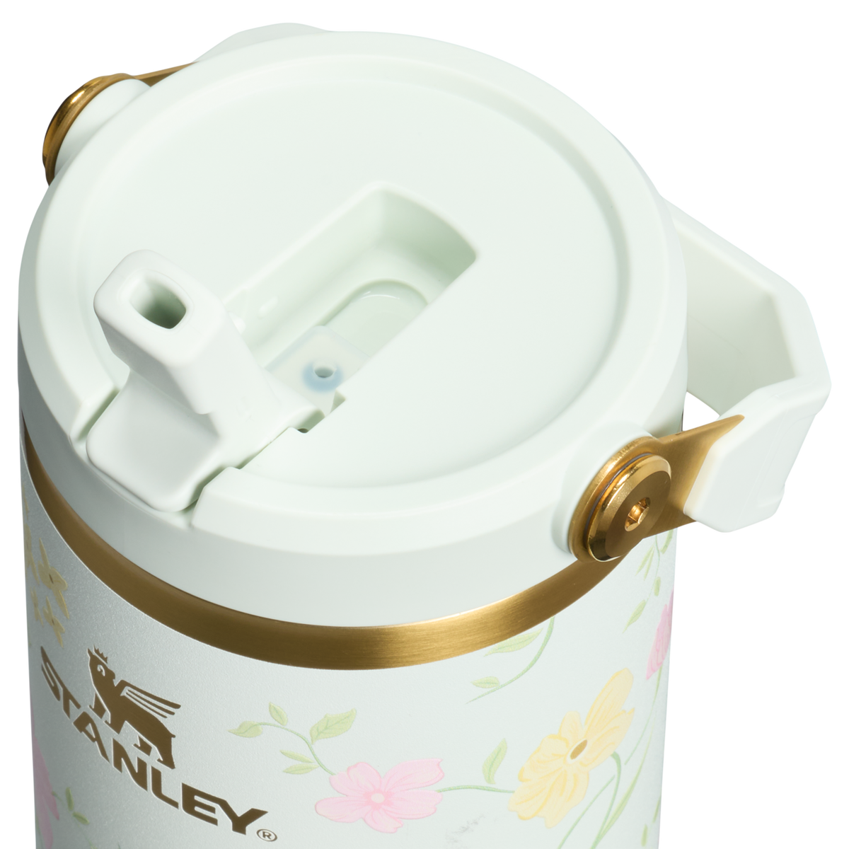 Stanley 1913 IceFlow™ Flip Straw 2.0 Tumbler 0.89L dans Spring Blossoms | Couvercle Détaillé Afficher