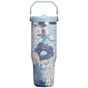 Farbmuster für Stanley 1913 IceFlow™ Flip Straw 2.0 Tumbler 0.89L in Blue Dream Wildflower | Vorderseite Anzeigen