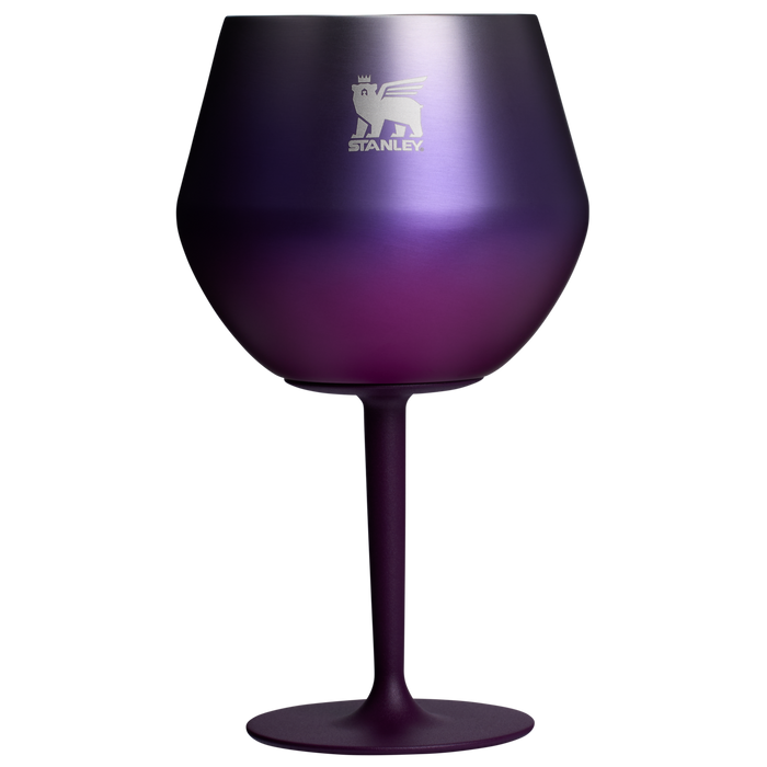 Stanley 1913 Lifted Spirits 2-in-1 Cocktail Glass 0.4L in Royal Purple Haze | Front View