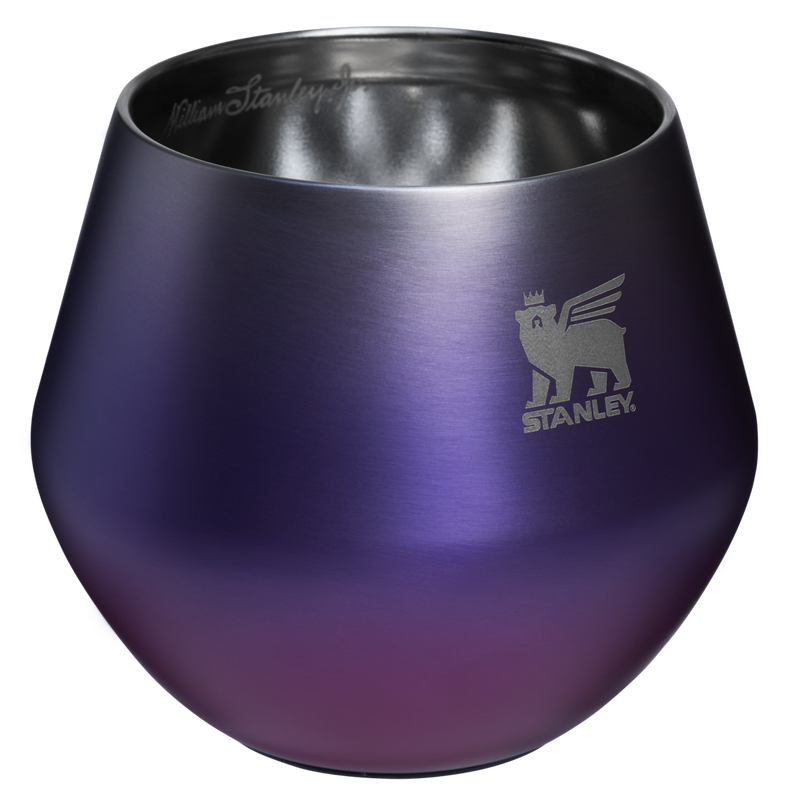 Stanley 1913 Lifted Spirits 2-in-1 Cocktail Glass 0.4L in Royal Purple Haze | Open View