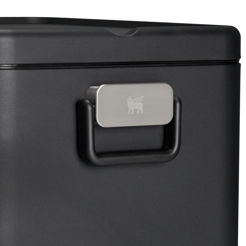 Stanley 1913 Lifted Spirits™ Steel Cooler 52L in Black | Detailed View
