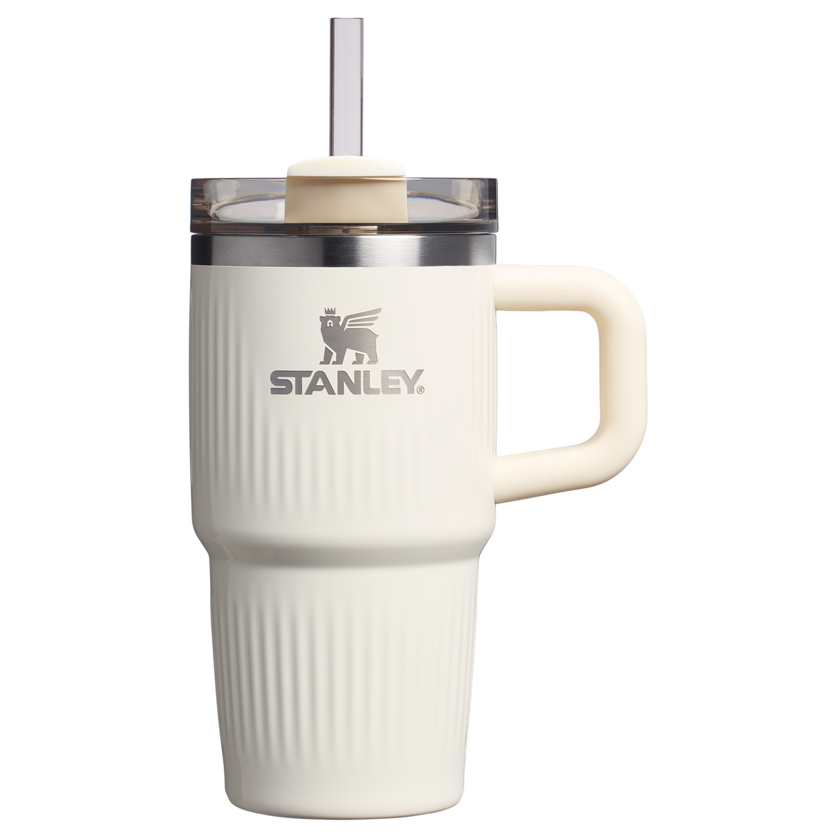 Stanley 1913 Quencher® H2.0 Fluted Tumbler 0.59L in Cream Gloss | Frontale Visualizza