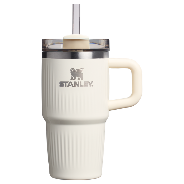Stanley 1913 Quencher® H2.0 Fluted Tumbler 0.59L in Cream Gloss | Frontale Visualizza