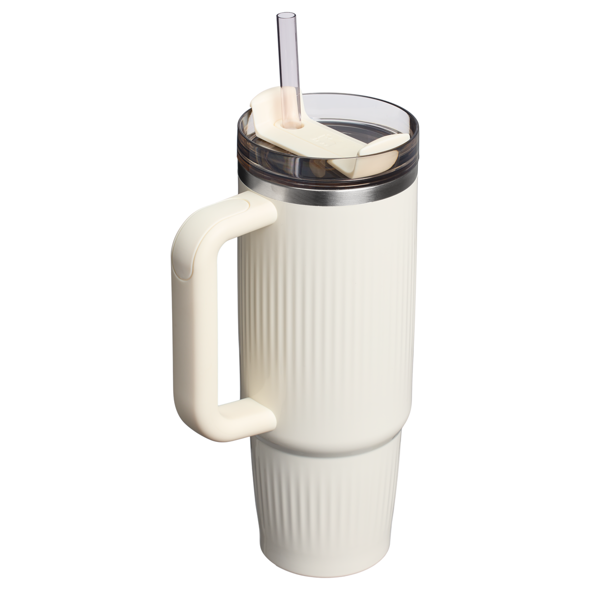 Stanley 1913 Quencher® H2.0 Fluted Tumbler 0.89L in Cream Gloss | Back View