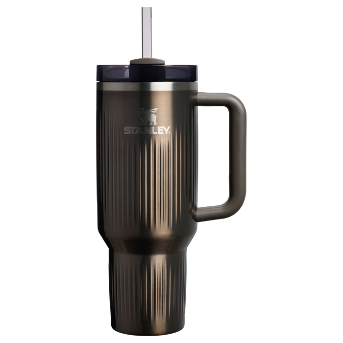 Stanley 1913 Quencher® H2.0 Fluted Tumbler 1.18L in Gunmetal Shine | Vorderseite Anzeigen